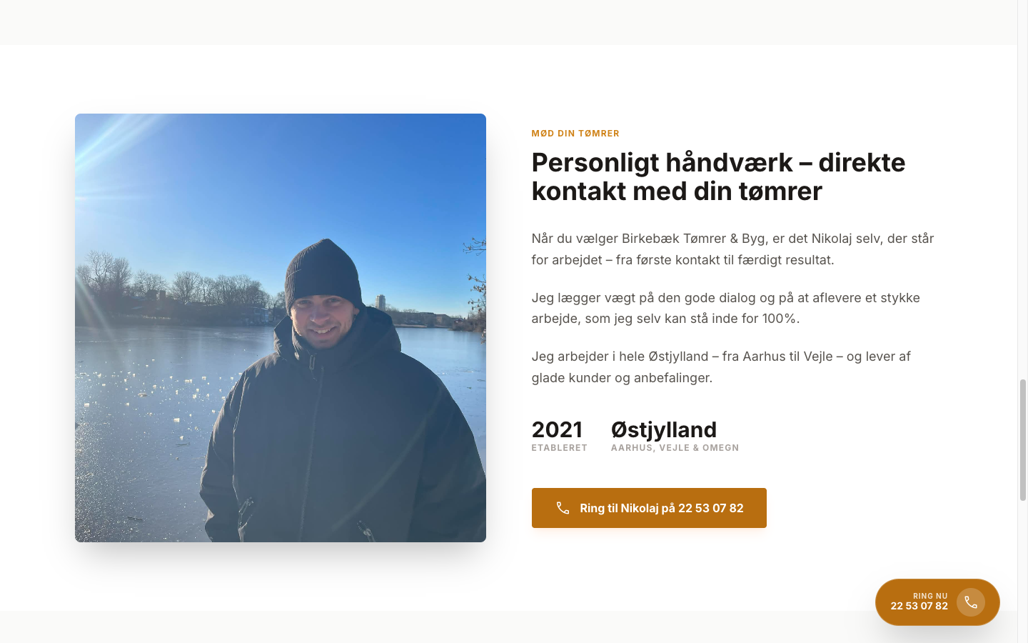 birkebaek Sektion længere nede — desktop